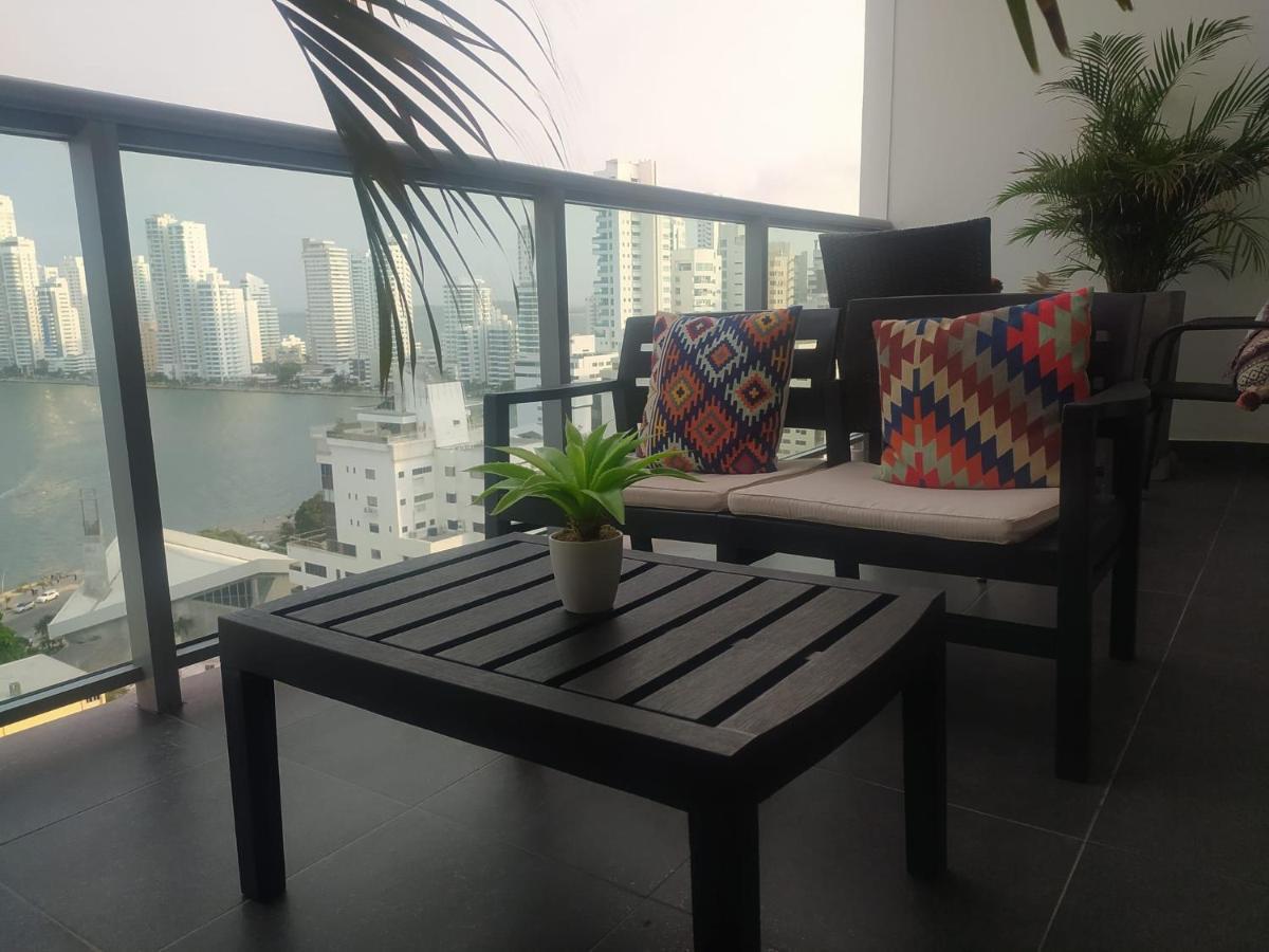 Lujoso Apartamento En Bocagrande Cartagena Kültér fotó