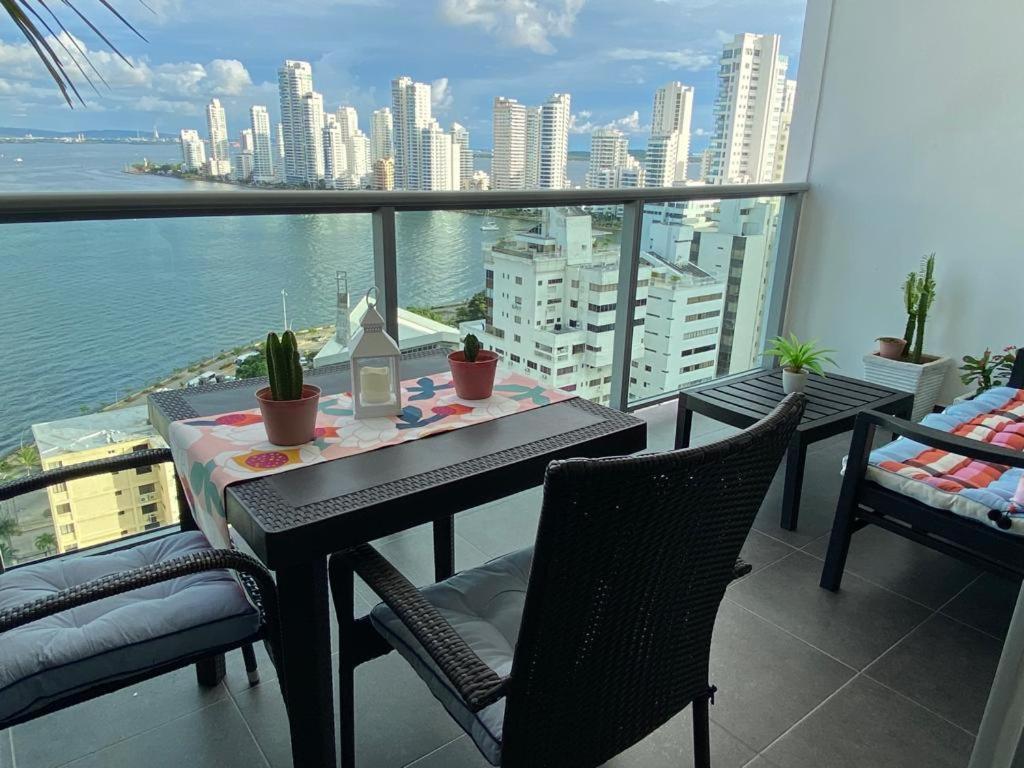 Lujoso Apartamento En Bocagrande Cartagena Kültér fotó